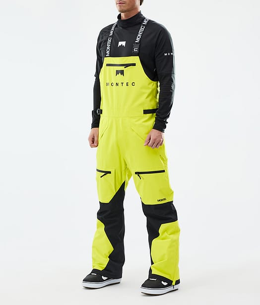 Montec Arch Snowboardhose Herren Bright Yellow/Black