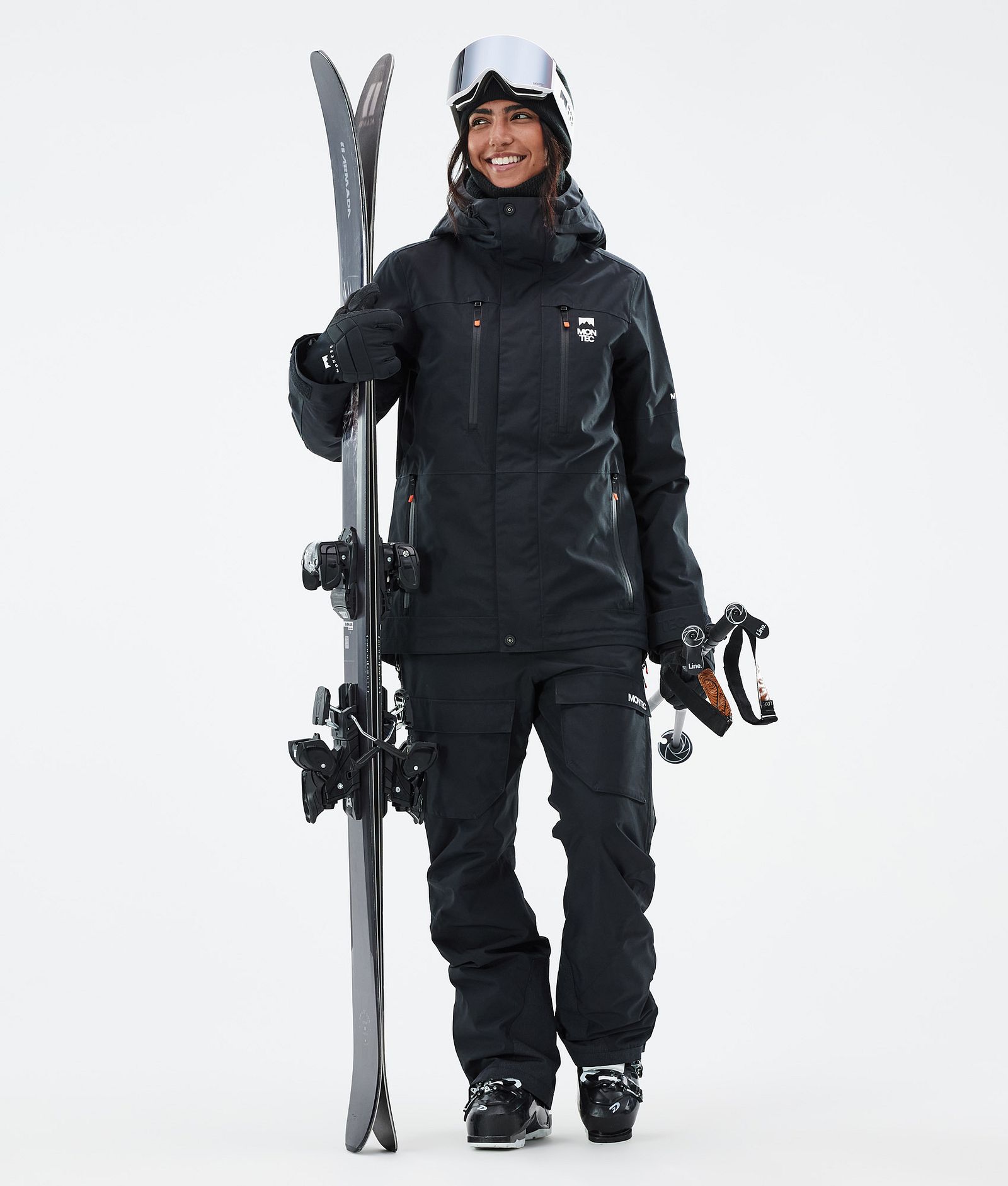 Montec Fawk W Skijacke Damen Black, Bild 2 von 9