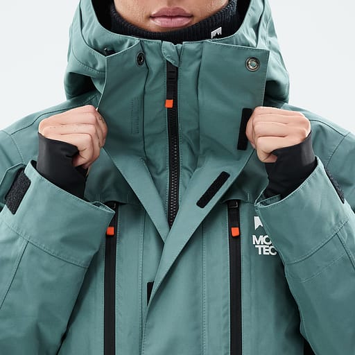 Frontreißverschluss mit doppelter Schutzleiste Hauptdetailproduktbild,