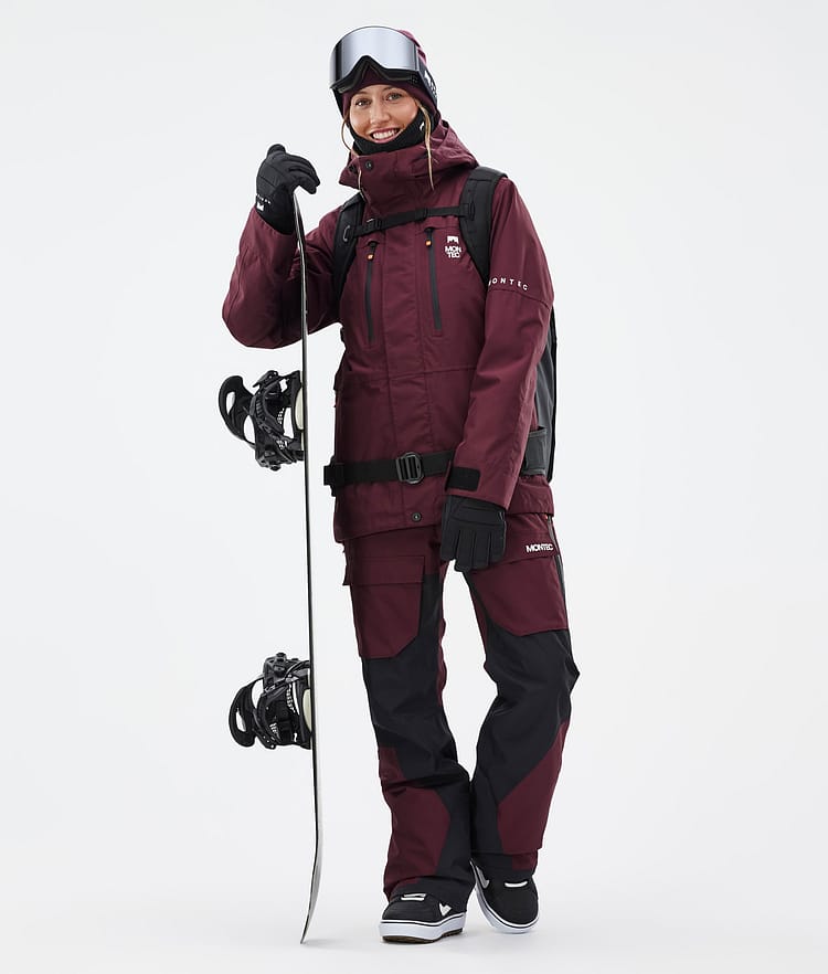 Montec Fawk W Snowboardjacke Damen Burgundy Renewed, Bild 3 von 10