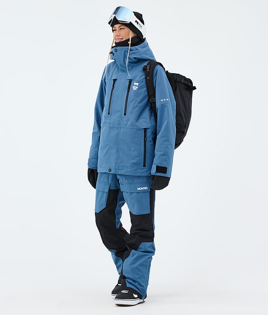 Montec Fawk W Snowboard Outfit Blue Steel/Black