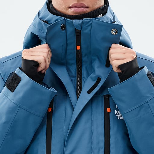 Frontreißverschluss mit doppelter Schutzleiste Hauptdetailproduktbild,