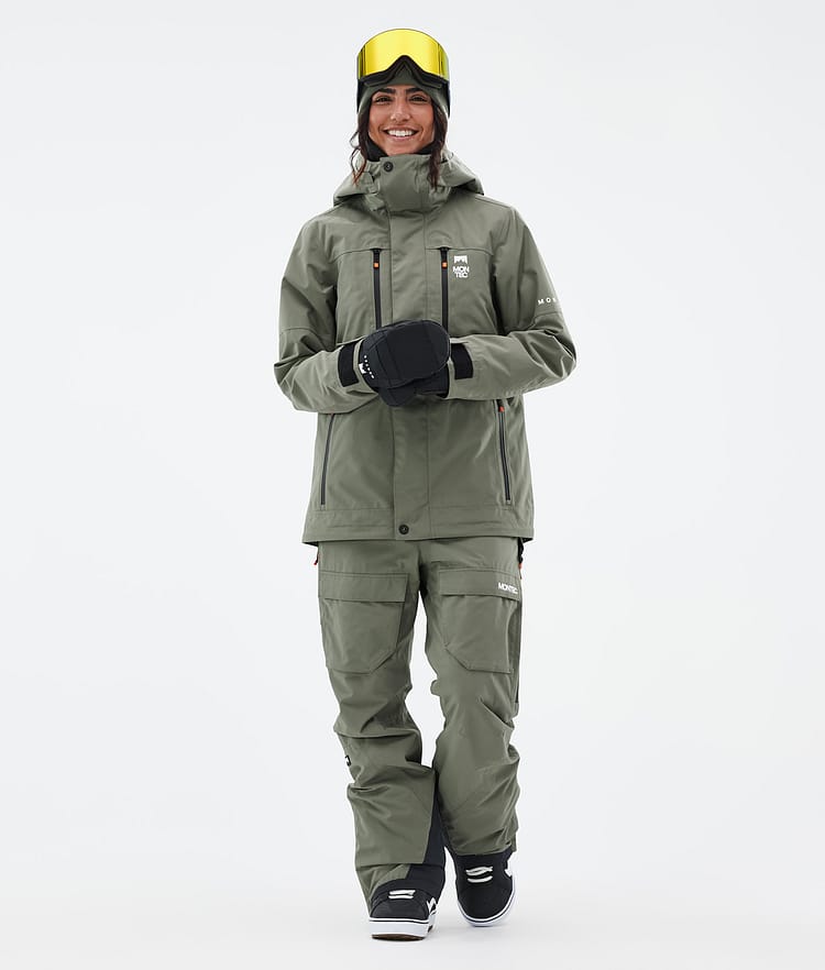Montec Fawk W Snowboardjacke Damen Greenish Renewed, Bild 2 von 9