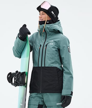 Montec Moss W Snowboardjacke Damen Atlantic/Black Renewed