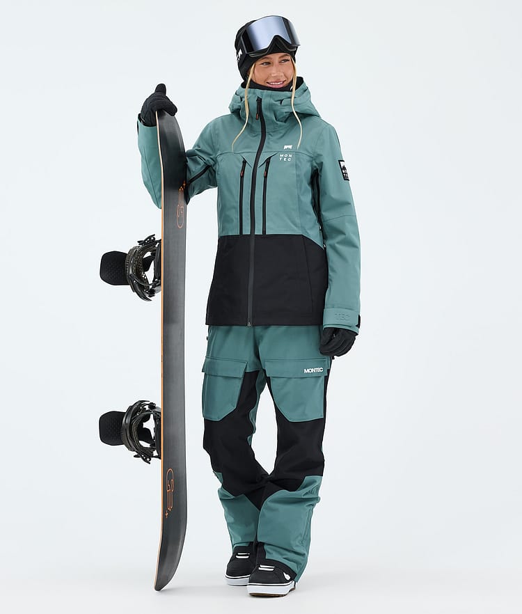 Montec Moss W Snowboardjacke Damen Atlantic/Black, Image 2 of 9