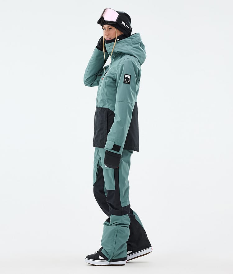 Montec Moss W Snowboardjacke Damen Atlantic/Black Renewed, Bild 4 von 10