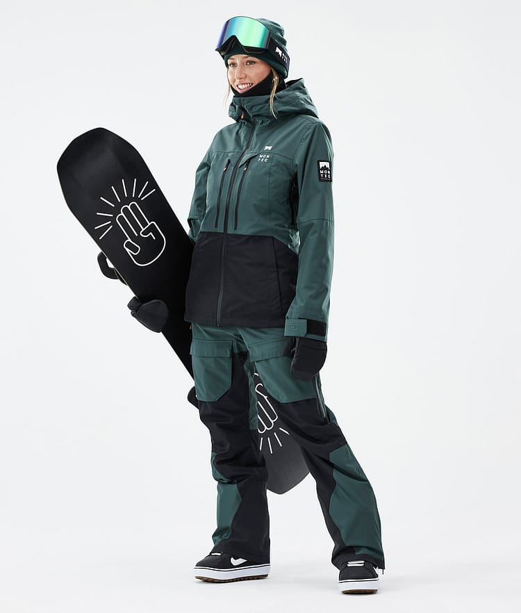 Montec Moss W Snowboardjacke Damen Dark Atlantic/Black