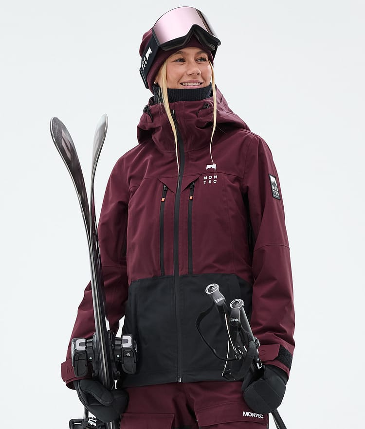 Montec Moss W Skijacke Damen Burgundy/Black, Bild 1 von 10