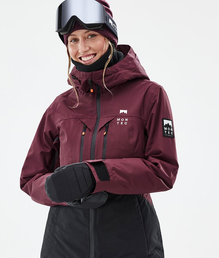 Montec Moss W Snowboardjacke Damen Burgundy/Black, Bild 2 von 10