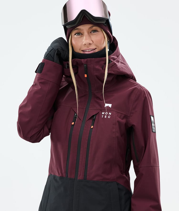 Montec Moss W Skijacke Damen Burgundy/Black, Bild 2 von 10