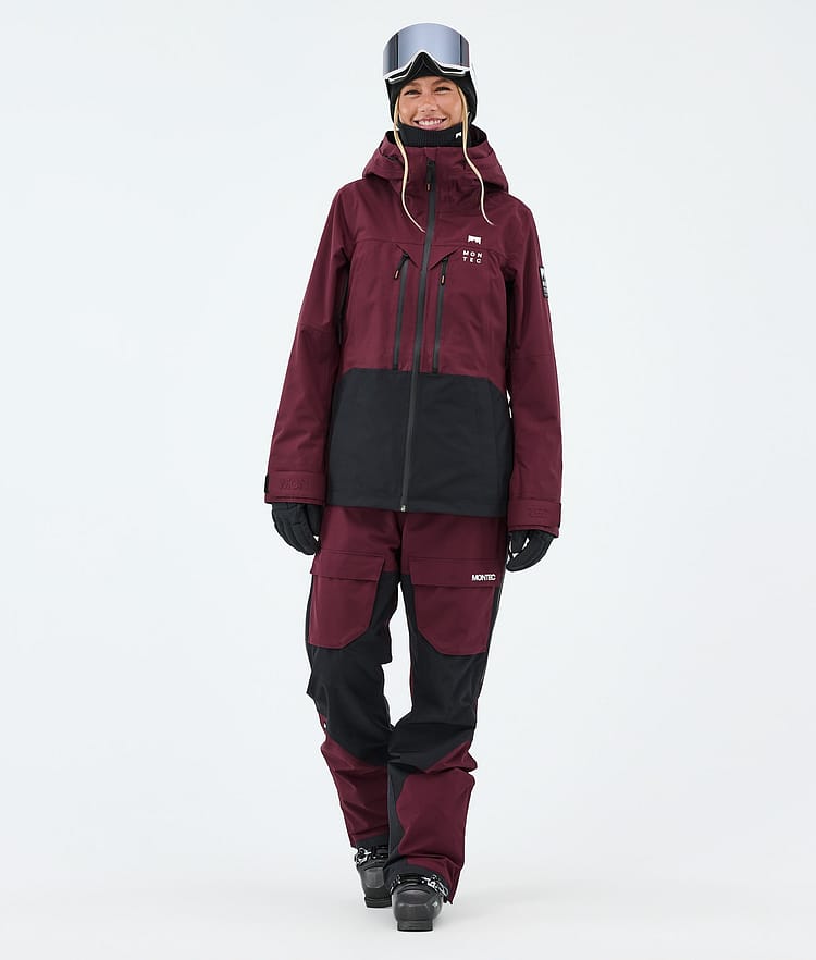 Montec Moss W Skijacke Damen Burgundy/Black, Image 2 of 9