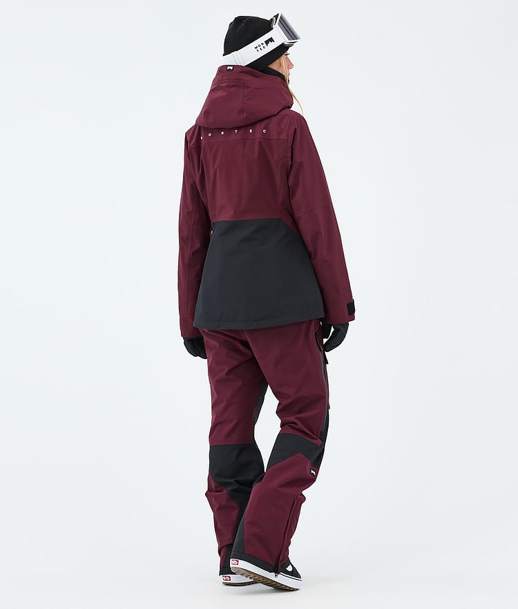 Montec Moss W Snowboardjacke Damen Burgundy/Black, Bild 3 von 9