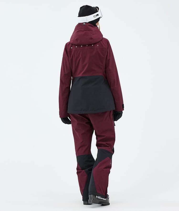 Montec Moss W Skijacke Damen Burgundy/Black, Image 3 of 9