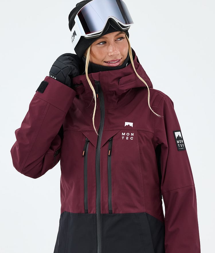 Montec Moss W Skijacke Damen Burgundy/Black, Image 4 of 9