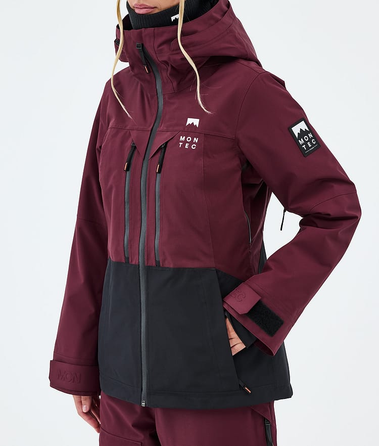 Montec Moss W Skijacke Damen Burgundy/Black, Image 7 of 9