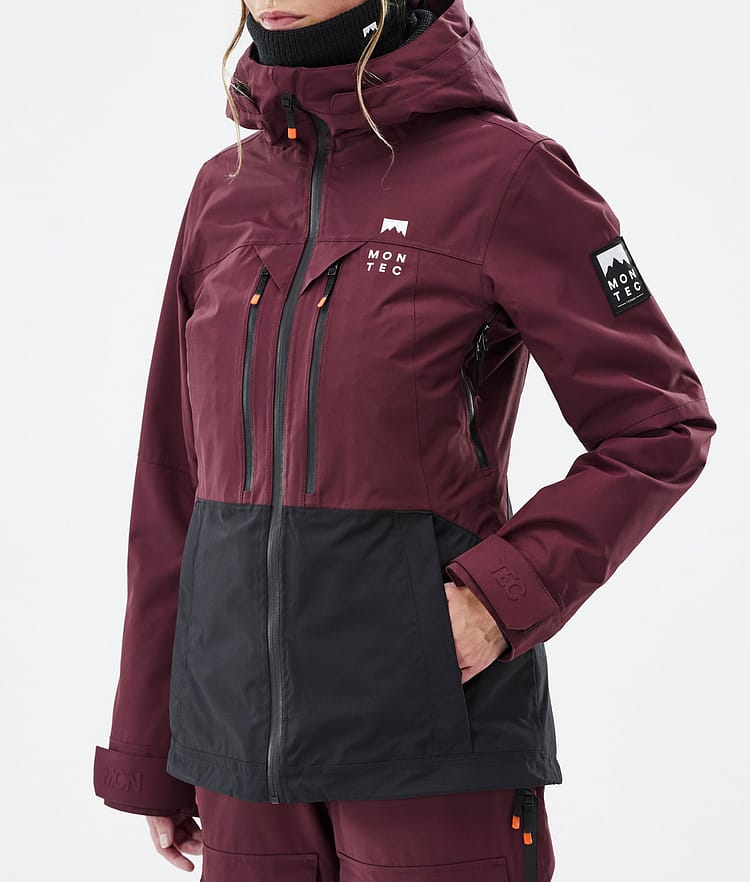 Montec Moss W Skijacke Damen Burgundy/Black