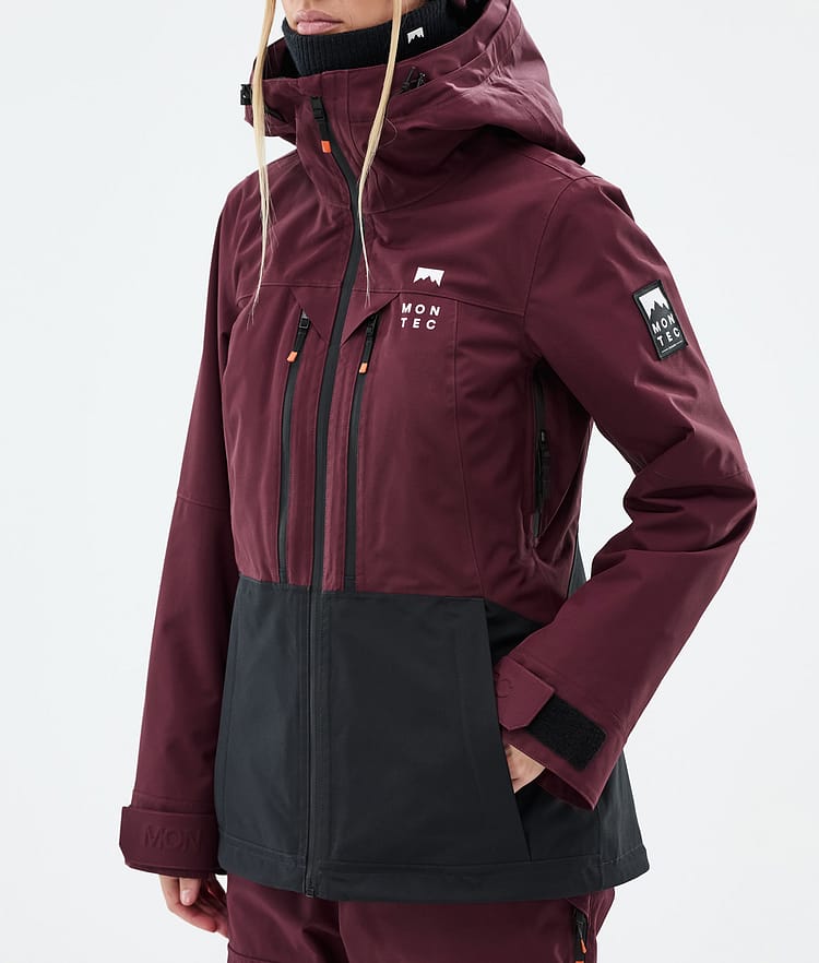 Montec Moss W Skijacke Damen Burgundy/Black, Bild 8 von 10
