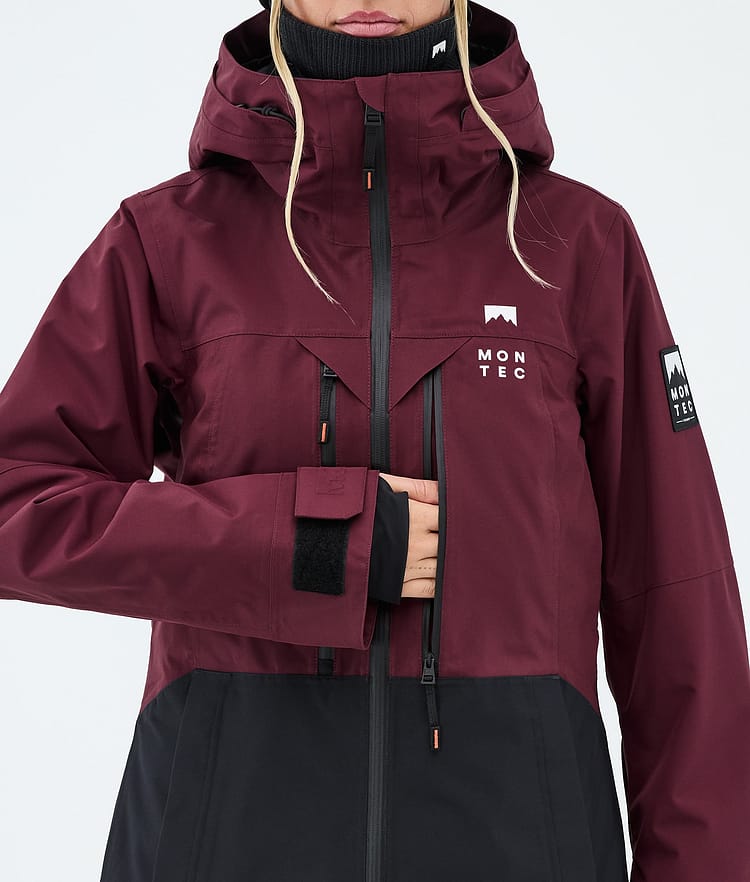 Montec Moss W Skijacke Damen Burgundy/Black, Image 8 of 9