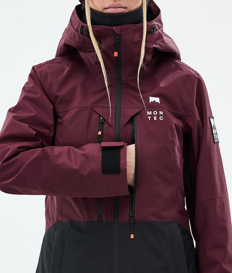 Montec Moss W Skijacke Damen Burgundy/Black, Bild 9 von 10
