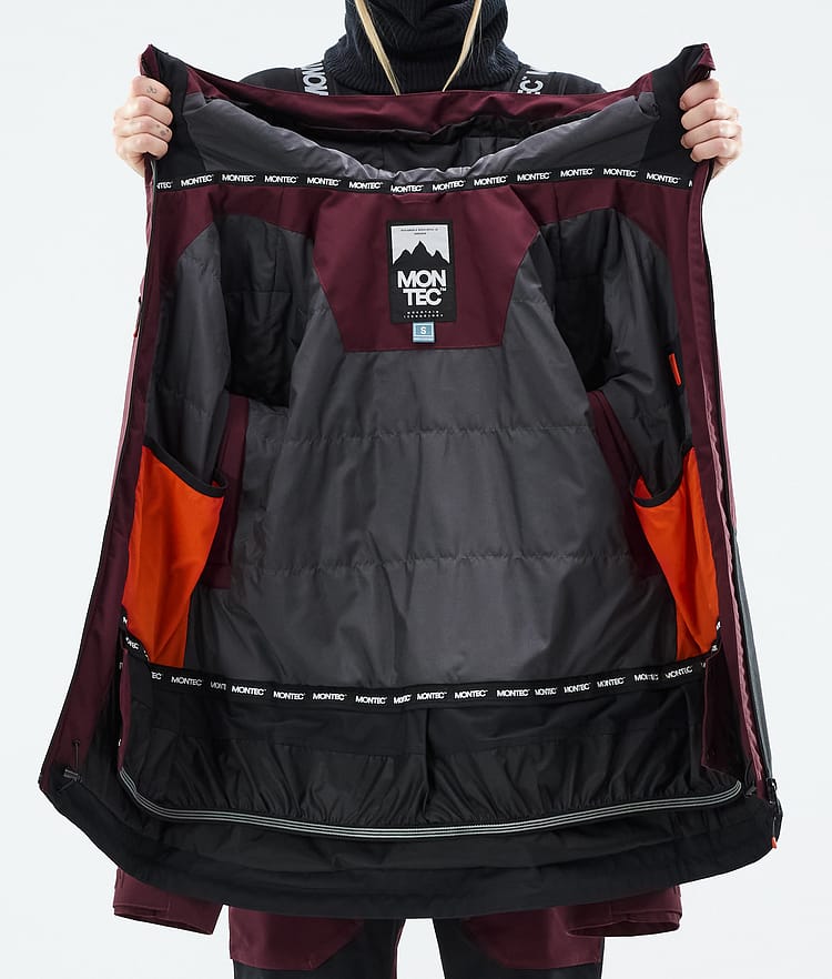 Montec Moss W Skijacke Damen Burgundy/Black, Bild 10 von 10