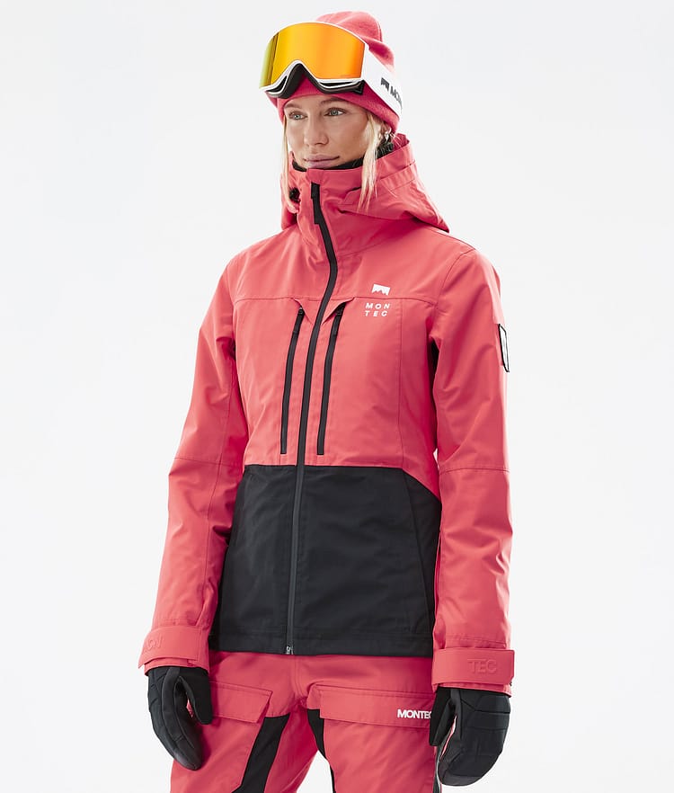 Montec Moss W Skijacke Damen Coral/Black, Bild 1 von 10