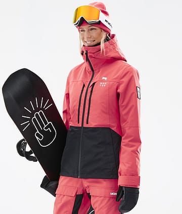 Montec Moss W Snowboardjacke Damen Coral/Black Renewed