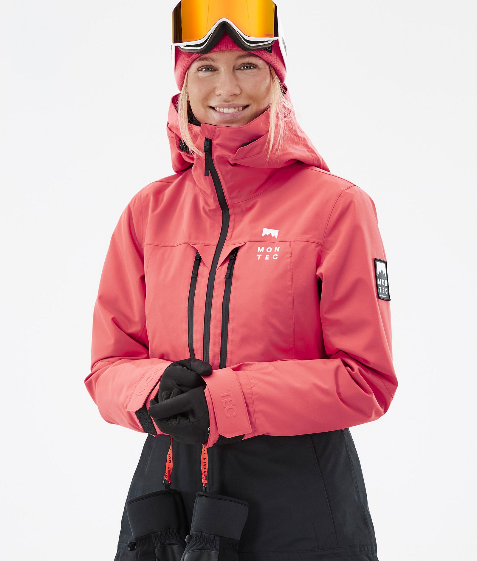 Montec Moss W Snowboardjacke Damen Coral/Black Renewed, Bild 3 von 11