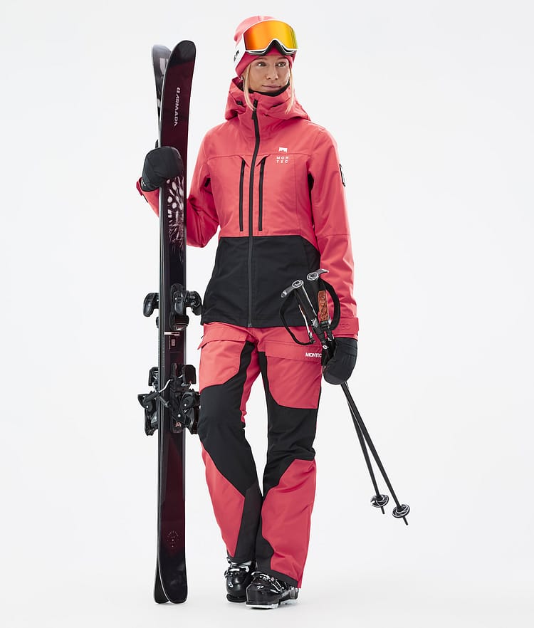 Montec Moss W Skijacke Damen Coral/Black, Bild 3 von 10