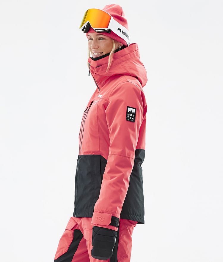 Montec Moss W Skijacke Damen Coral/Black, Bild 6 von 10