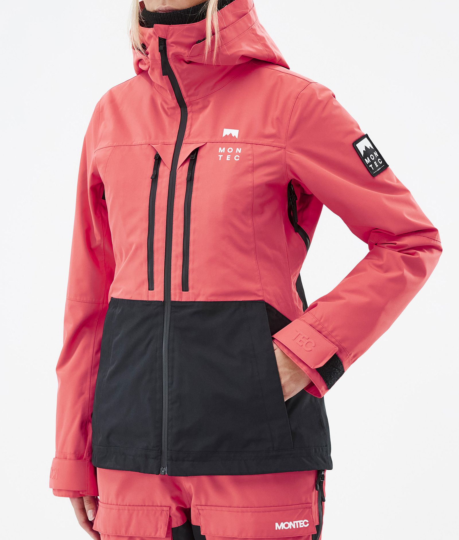 Montec Moss W Snowboardjacke Damen Coral/Black Renewed, Bild 9 von 11