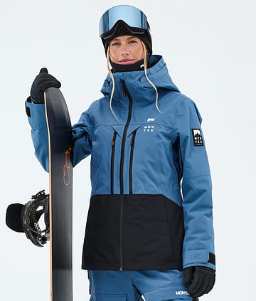 Montec Moss W Snowboardjacke Blue Steel/Black