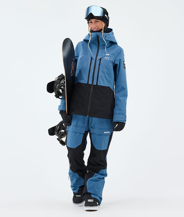 Montec Moss W Snowboardjacke Damen Blue Steel/Black, Image 2 of 9