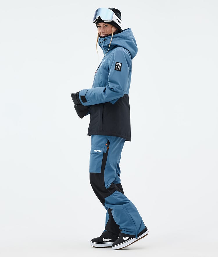 Montec Moss W Snowboardjacke Damen Blue Steel/Black Renewed, Bild 4 von 10