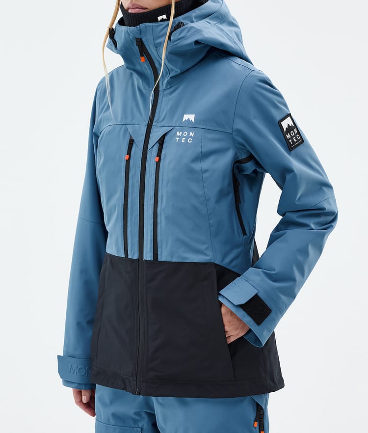 Montec Moss W Snowboardjacke Damen Blue Steel/Black Renewed, Bild 8 von 10
