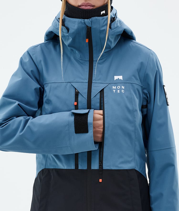 Montec Moss W Snowboardjacke Damen Blue Steel/Black Renewed, Bild 9 von 10