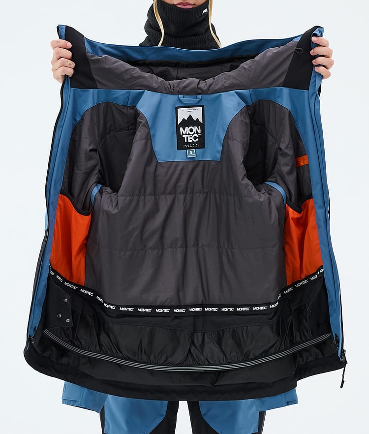 Montec Moss W Snowboardjacke Damen Blue Steel/Black, Image 9 of 9
