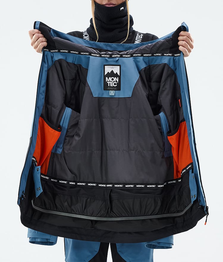 Montec Moss W Snowboardjacke Damen Blue Steel/Black Renewed, Bild 10 von 10