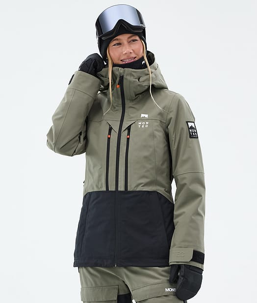 Montec Moss W Skijacke Damen Greenish/Black