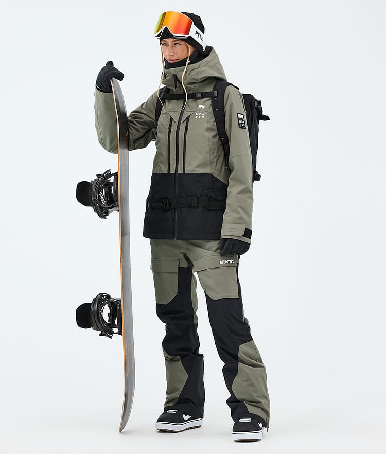 Montec Moss W Snowboardjacke Damen Greenish/Black, Bild 2 von 9