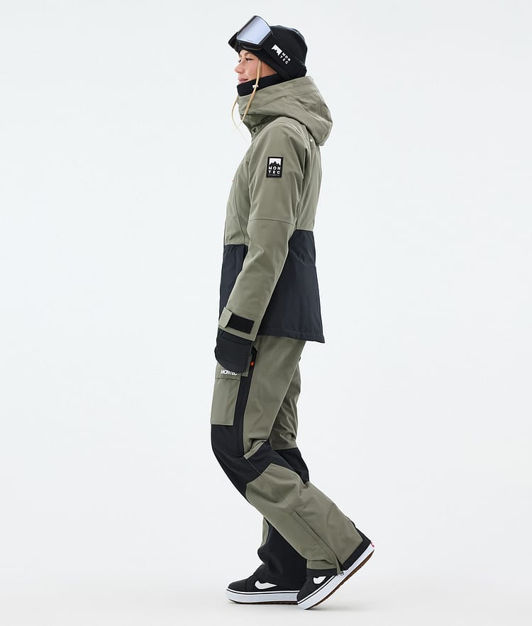 Montec Moss W Snowboardjacke Damen Greenish/Black Renewed, Bild 4 von 10