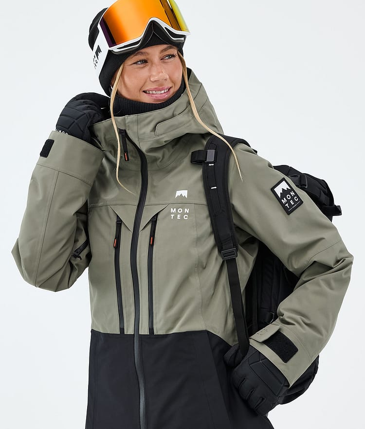 Montec Moss W Snowboardjacke Damen Greenish/Black, Bild 4 von 9