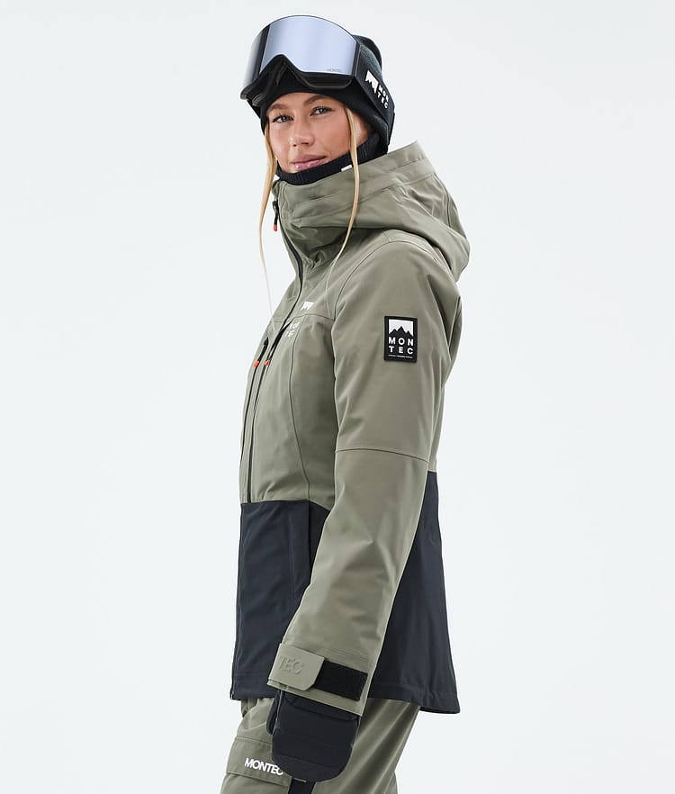 Montec Moss W Snowboardjacke Damen Greenish/Black Renewed, Bild 6 von 10