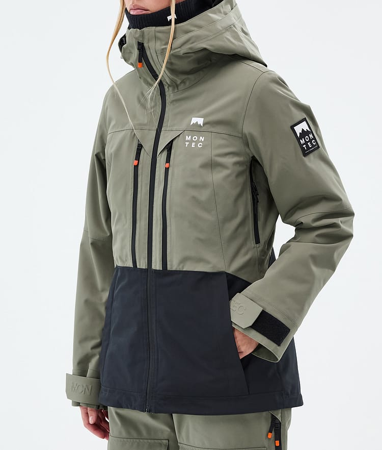 Montec Moss W Snowboardjacke Damen Greenish/Black Renewed, Bild 8 von 10