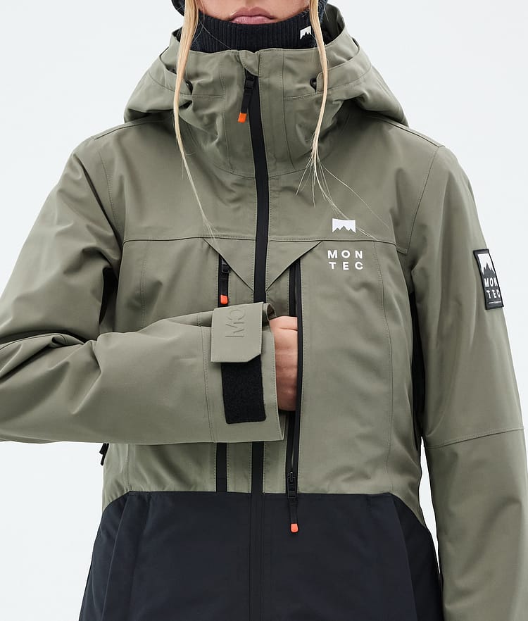 Montec Moss W Snowboardjacke Damen Greenish/Black Renewed, Bild 9 von 10