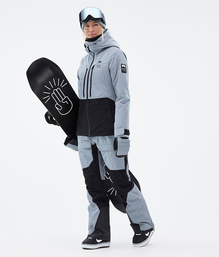 Montec Moss W Snowboardjacke Damen Soft Blue/Black