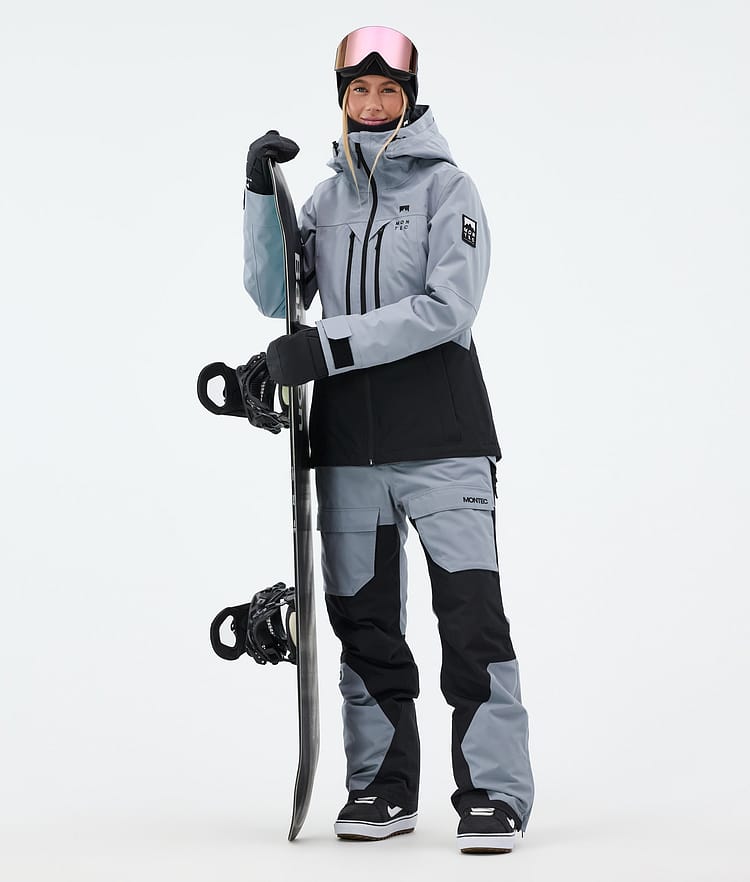 Montec Moss W Snowboardjacke Damen Soft Blue/Black Renewed, Bild 3 von 10