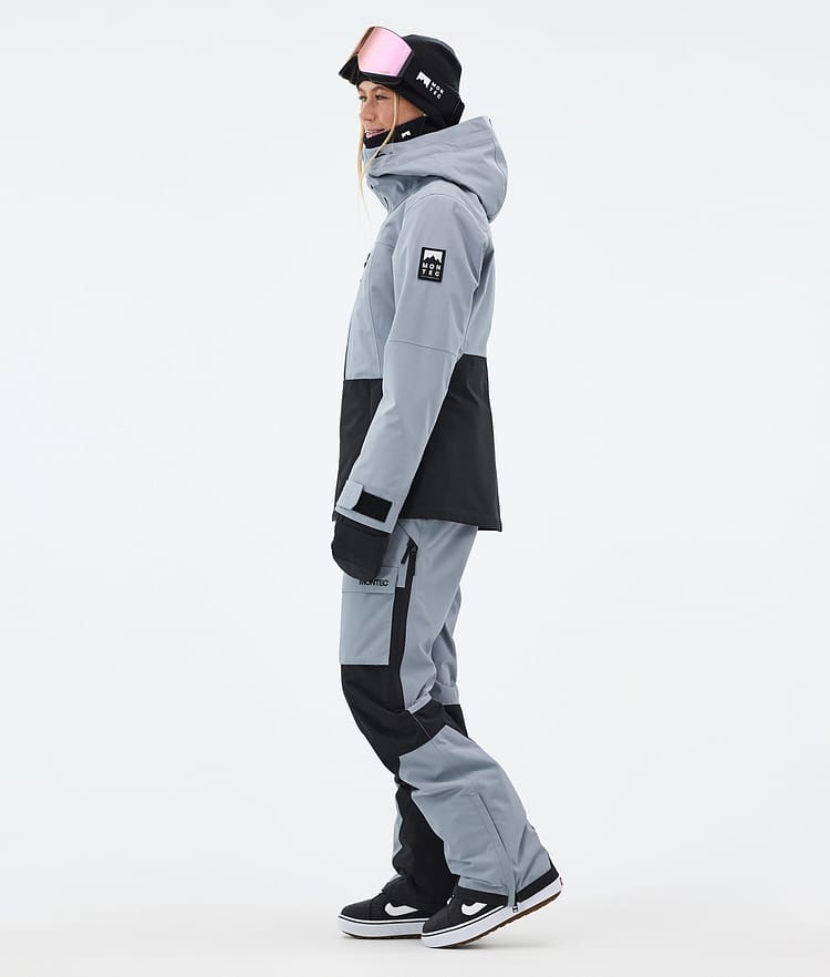 Montec Moss W Snowboardjacke Damen Soft Blue/Black Renewed, Bild 4 von 10
