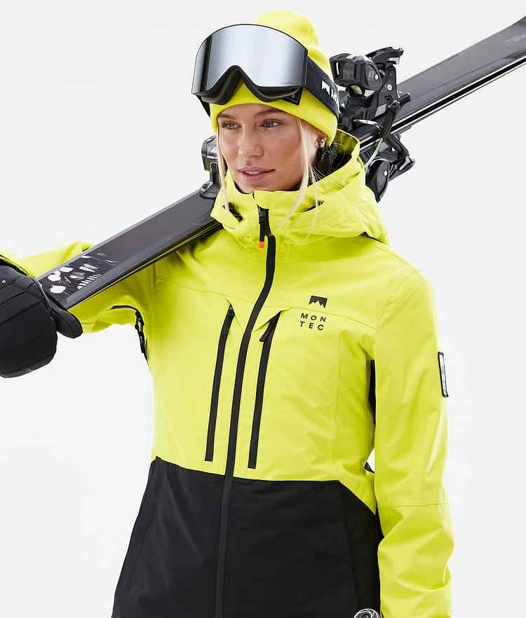 Montec Moss W Skijacke Damen Bright Yellow/Black, Bild 2 von 10