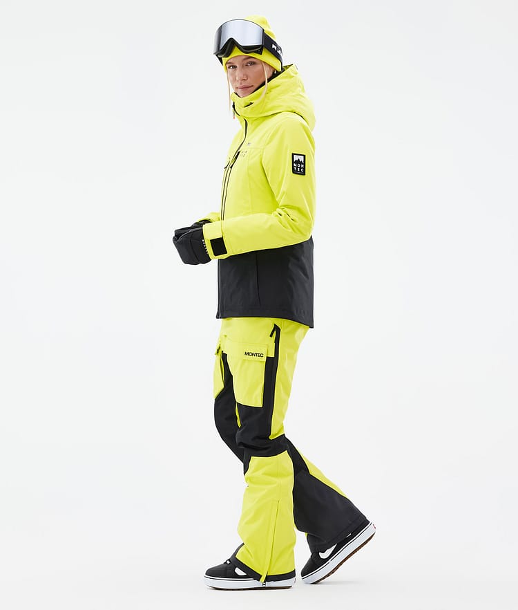 Montec Moss W Snowboardjacke Damen Bright Yellow/Black