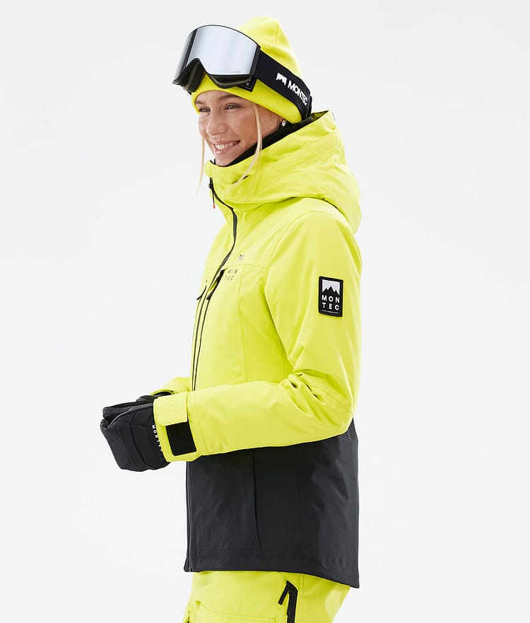 Montec Moss W Snowboardjacke Damen Bright Yellow/Black